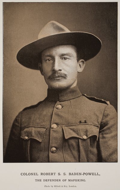 Colonel Robert S.S. Baden-Powell, The Defender of Mafeking by Elliott und Fry Studio